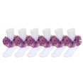 thumbnail image 4 of Girls Lace Ruffle Dress Socks Cute Princess Socks Stretch Soft Socks for School Party Holiday 6M-10Y, 4 of 4