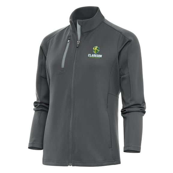 Women's Antigua Charcoal Clarkson Golden Knights Generation Digital Thermal Full-Zip Jacket