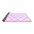 thumbnail image 2 of Ahgly Company Indoor Square Solid Purple Modern Area Rugs, 8' Square, 2 of 4