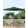 thumbnail image 7 of 9FT Outdoor Patio Umbrella with Double-Layer Vented Canopy, UPF 50+ UV Protection, 8-Rib Steel Frame, Crank & Tilt Mechanism, Detachable Pole, Backyard, Deck, or Poolside, 7 of 7