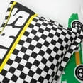 thumbnail image 5 of Lush Decor Racing Cars Reversible Oversized Comforter Gray/Orange 4Pc Set Twin, 5 of 11
