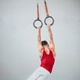 thumbnail image 4 of 1 par del anillo de gimnasia del anillo de gimnasia de ABS Anillo de entrenamiento en el anillo de fitness en casa Anillo de gimnasio para uso físico (negro), 4 of 5
