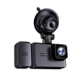 thumbnail image 2 of 1080P Car DVR Dash Camera Front &amp; Inside &amp; Rear Camera 3 Lens Driving Recorder 2 Inch Screen Dashcam Support Parking Monitoring Collision Locking Loop Recording, 2 of 7
