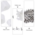thumbnail image 2 of IBASETOY 100pcs Rtype Cable Clip Plastic Wire Holder for General Users Indoor, 2 of 7