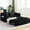 Black, variant on Corduroy Upholstered Sleeper with Sturdy Wood Frame / Long-Lasting for Your Use