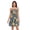 Flower Floral Pattern and Leaf, variant on Summer Dresses for Women Strapless Casual Beach Cover Ups Little Cute Duck Tube Top Sundress