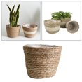 thumbnail image 3 of Planter Basket Woven Basket for Flower Pot Floor Planters Storage 19x19x25CM 19x19x25CM Large, 3 of 6