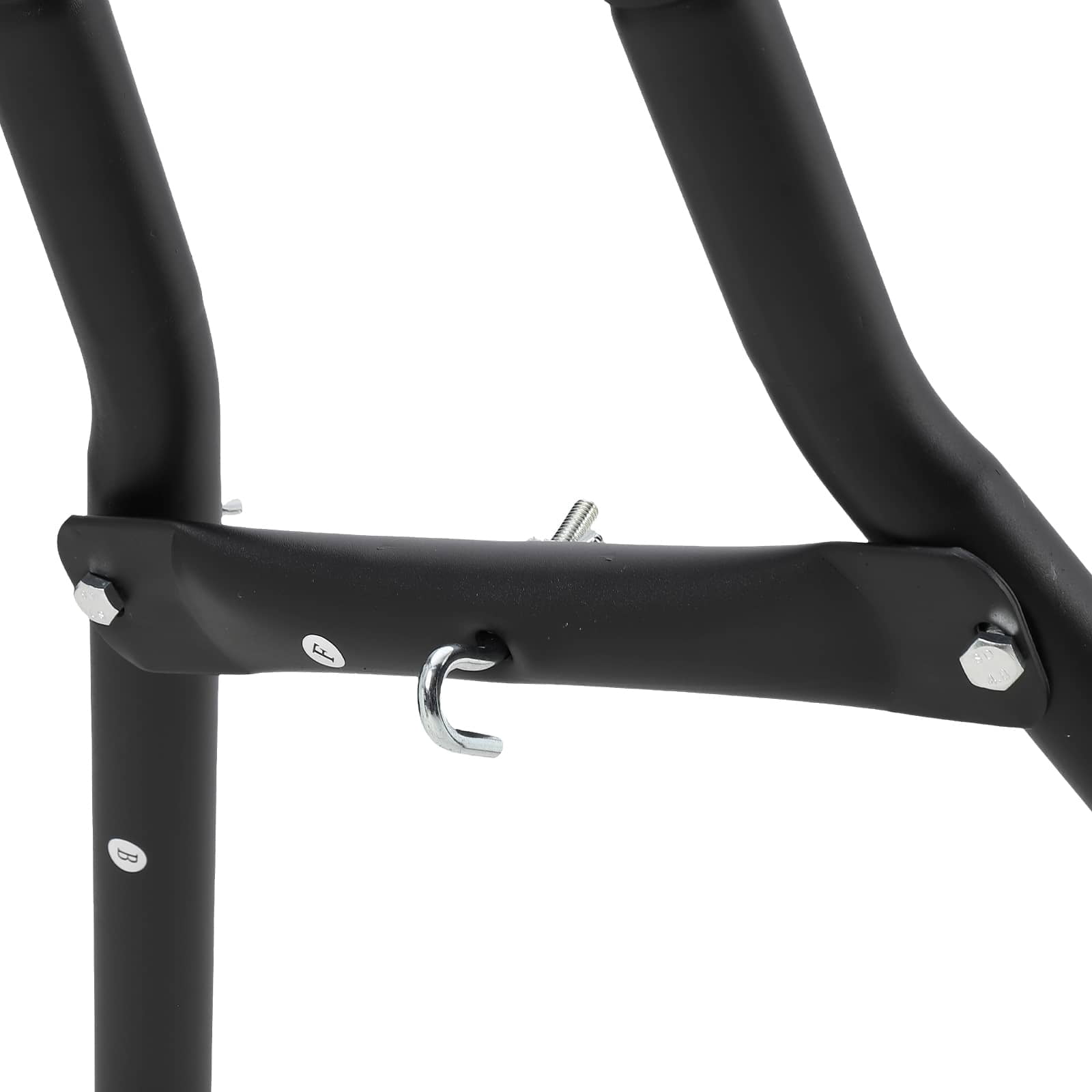 EastVita 2 Person Hammock Stand Only 550 lbs Capacity Adjustable Heavy Duty Powder-Coated Steel Stand Multi-Use Fits 9ft to 14ft Hammocks Black