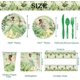 thumbnail image 2 of 81Pcs Princess Birthday Party Decorations Green Princess Theme Birthday Party Decorations for Girls 1st 2nd Party Baby Shower Decorations Supplies, 2 of 4
