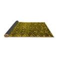 thumbnail image 2 of Ahgly Company Indoor Square Abstract Yellow Modern Area Rugs, 5' Square, 2 of 4