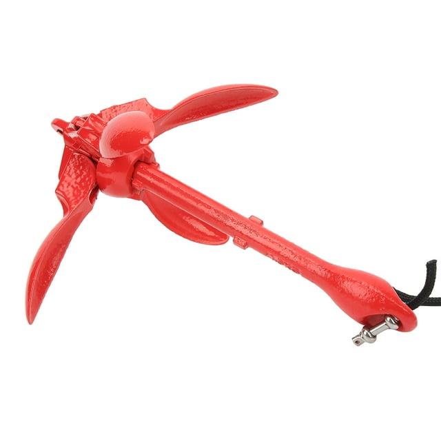 Anchor Plegable, Ancla de Alta Dureza de Alta Resistencia Anchor de Botes Pequeños de 1,5 kg Para Moto de Agua Para Kayak
