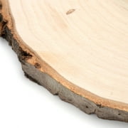 Cousin DIY Poplar 7 Round Rustic Wood Slice with Bark