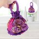 thumbnail image 2 of 1pc Lace Flower Shape Evening Tote Bag Evening Handbad Bucket Bag for Women Lady, 2 of 4