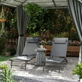 thumbnail image 2 of Outsunny Lounge Chair Outdoor Set of 2, Folding Adjustable Chaise Lounge, 2 of 10