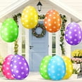 thumbnail image 3 of Inflatable Clearance! Easter Inflatable Purple Eggs Outdoor Decorations, Inflatable Eggs Decor, Ki-ds Toys Eggs Inflatable Ornaments for Garden, Party, Porch, Easter Gift for Family Friends, 18Inch, 3 of 8