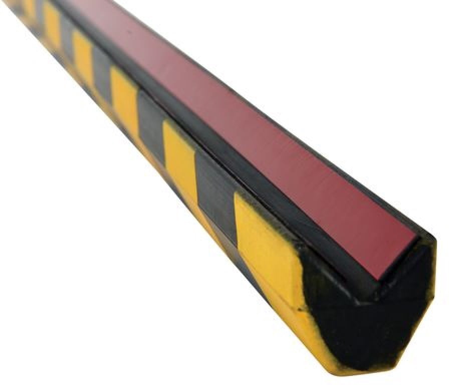 Corner Guard, Black/Yellow, 7/16"W X 36"H FEG-D