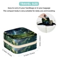 thumbnail image 5 of Starry Plants Travel Portable Square Jewelry Box Earring Necklace Bracelet Holder Organizer Display Case Stand Decorative Box Storage Box, 5 of 6
