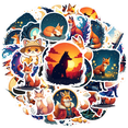 thumbnail image 2 of cartoon Fox Stickers, Waterproof Fox Sticker for Water Bottle Laptop Phone Cases Planner Skateboard Luggage Helmet Party Favor Decor, Ideal for Adults Teens Teacher Rewards, 2 of 8