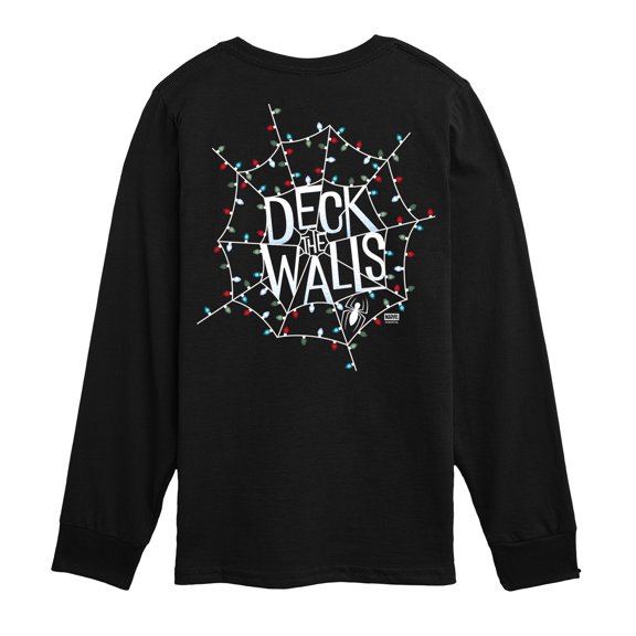 Marvel - Deck The Walls - Youth Long Sleeve Graphic T-Shirt