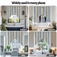 thumbnail image 6 of Stripes Swag&nbsp;Curtains Yellow Blue Lines Vintage Kitchen Swag Valance Rod Pocket Curtain Valances Scalloped Window Treatment/Drapes for Living Room Bedroom, Each 36"W x 36"L, 6 of 8