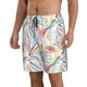 thumbnail image 2 of Fotbe Abstract Marble Texture Trajes de Baño Estampados para Hombre, Shorts de Verano de Secado Rápido, Ropa de Playa, Bañadores-Small, 2 of 6