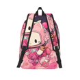 thumbnail image 2 of Lsque Sanrio Pattern Canvas Daypack, Durable Backpack, High-quality Versatile Backpack,Vintage Compact Backpack-Small, 2 of 6