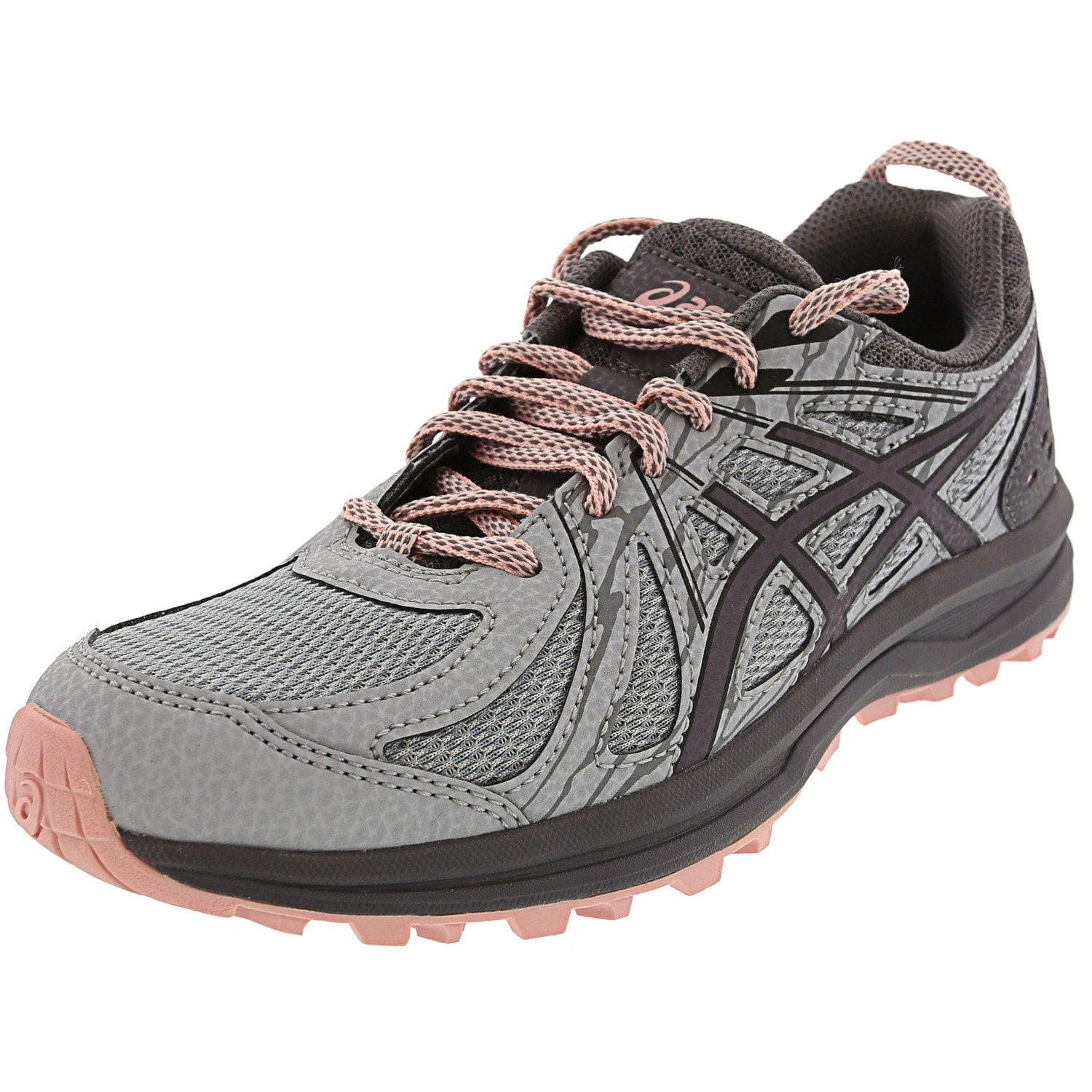 Vakantie joggen verlies uzelf Asics Women's Frequent Trail Mid Grey / Carbon Ankle-High Running - 7W -  Walmart.com