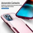 thumbnail image 2 of Entronix Heavy Duty Case Compatible with iPhone 15 Plus, Slim Hard Cover, Pink, 2 of 6
