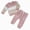 H135-Pink, variant on TOWED22 Toddler Kid Boy Clothes 2-Piece Graphic Print Long Sleeve Tee Sweatshirt Tops Elastic Waist Joggers Pants Fall Winter Outfits Clothing(Green,18-24 Mouths )