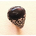 thumbnail image 4 of Black Onyx Mans Ring, Natural Black Onyx, December Birthstone, Silver Jewelry, 925 Silver Ring, Birthday Gift, Heavy Mens Ring, Arabic Design, Ottoman Style Ring, Christmas, Turkey Mens Signet Ring, 4 of 5
