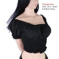 thumbnail image 4 of 1 Set 1/6 Action Figure Exquisite Outfit Dolls Decoration Wrinkle Realistic Creative Shirt Unique Design DIY Accessory Detachable Costume for 12inch Figure black, 4 of 8