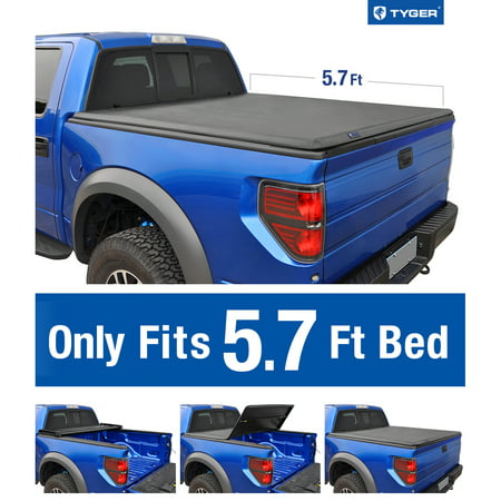 Tyger Auto T3 Tri-Fold Truck Bed Tonneau Cover TG-BC3D1044 works with 2019 Ram 1500 New Body Style | Without Ram Box | Fleetside 5.7'