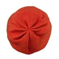 thumbnail image 4 of NYFASHION101 Unisex Yarn Crafted Warm Knit Ribbed Baggy Hat Skull Cap Beanie, Rust, 4 of 4