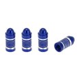 thumbnail image 1 of Unique Bargains 4 Pcs Tapas de Válvula de Neumático Decorativas 7x22mm Cubiertas de Polvo para Válvula de Neumático Patrón de Diamante Aleación de Aluminio Roja, 1 of 1