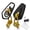 Gold, variant on Motorcycle Mirrors - 7/8" (22mm) Bar End Rear View Mirrors Compatible with Most Honda Grom, Yamaha, Kawasaki, Ducati, Suzuki and More