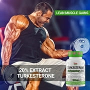 Psycho Pharma Turkesterone 20% (1000 mg) for Adults - Maximum Potency, 120 Capsules (30 Servings)