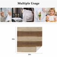 thumbnail image 5 of Cloth Napkins Set of 4 - 20x20 Inches, Brown Wood Grain Washable Reusable Table Napkins, Ombre Rustic Retro Wooden Plank Soft & Absortbent Dining Napkin for Party Wedding Hotel Restaurant, 5 of 8
