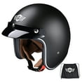 thumbnail image 1 of AHR RUN-O5 Retro 3/4 Open Face Motorcycle Helmet DOT Visor Scooter Cruiser XXL, 1 of 10