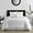 White1, variant on Lanco Leah Diamond 7-Piece Comforter Set, White, King, Fill Polyester, Solid Color