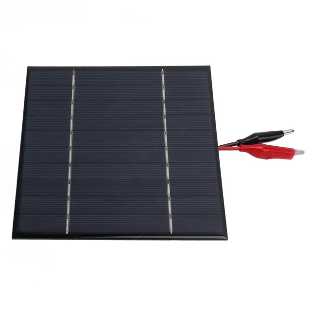 Poly Mini Module de Panneau de Cellules Solaires, 150x130mm Mini Panneau Solaire DIY Panneau Époxy Solaire Léger pour RV pour Navire pour la Plantation