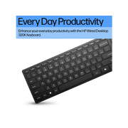 HP Wired Desktop 320K Keyboard,USB (9SR37UT#ABA)