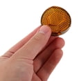 thumbnail image 4 of 10Pcs Orange Plastic Rear Reflector for Bicycle Rack Waterproof Dustproof Multifunctional Design 4.5X4.5X2In, 4 of 9
