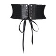 thumbnail image 3 of Cinturón de Cintura Elástica con Cordones para Mujer , Los 60-80cm SM SunniMix Cinturón de cintura elástica ancha de las mujeres, 3 of 8