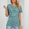 thumbnail image 2 of Giftesty Women's Solid Color V-Neck Comfortable Loose T-Shirt Sleeveless Blouse Casual Tops, 2 of 9