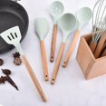 thumbnail image 3 of Los utensilios de cocina del silicón fijaron el menaje de cocina azul superior 9pcs conveniente que Cuelga respetuoso del medio ambiente seguro no tóxico, 3 of 7