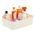 thumbnail image 3 of IRIS Storage bin for craft supplies, personal items, bathroom supplies - off-white 4Pk, 3 of 4