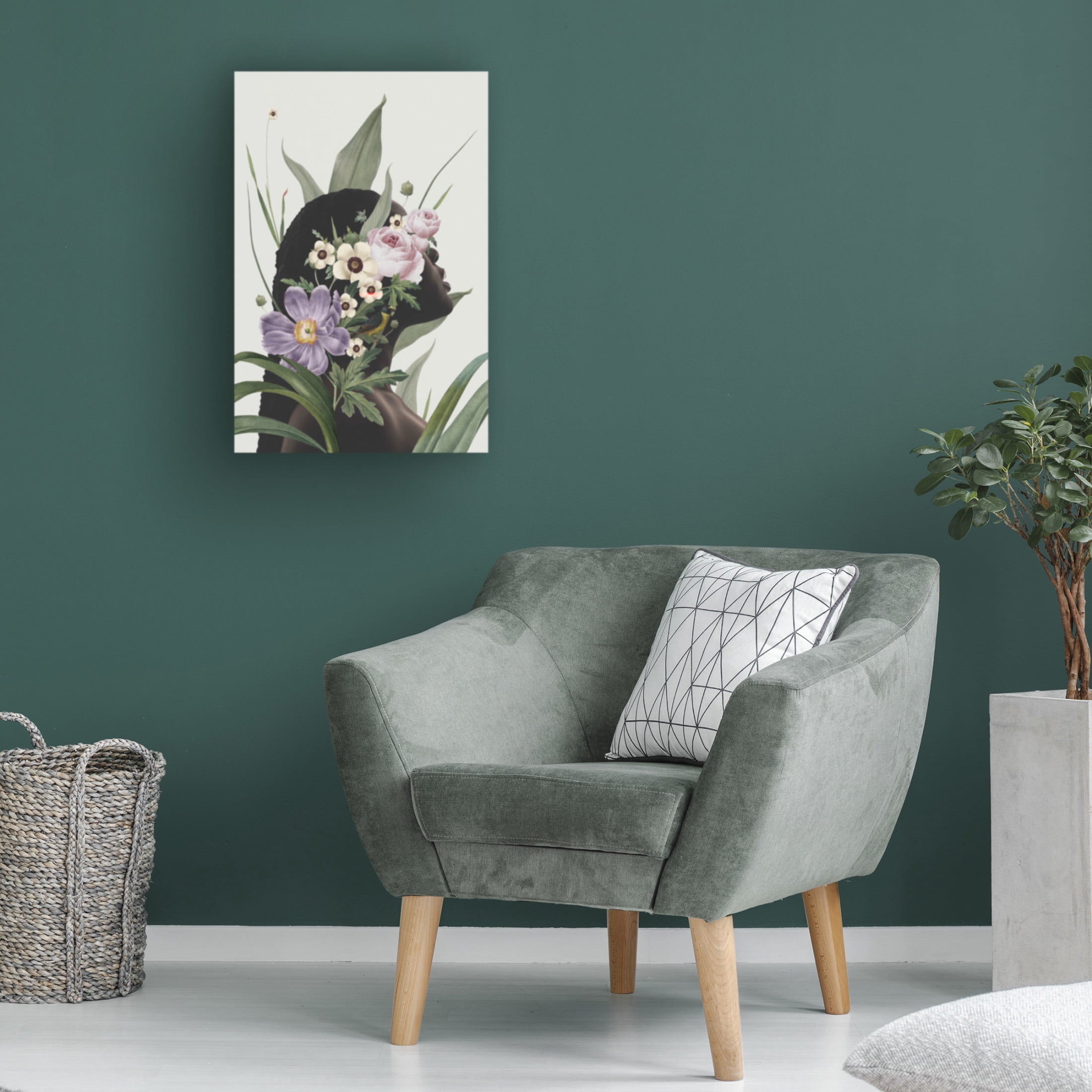 Trademark Fine Art Frida Floral Studio Purple flower Canvas Wall Art