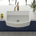 thumbnail image 3 of DeerValley DV-1K516 Farmhouse Kitchen Sink with Apron ,Single Bowl,33"x 21" Ceramic, 3 of 18