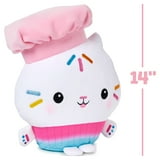 Gabby’s Dollhouse, 14-inch Cakey Cat Huggable Plush - Walmart.com