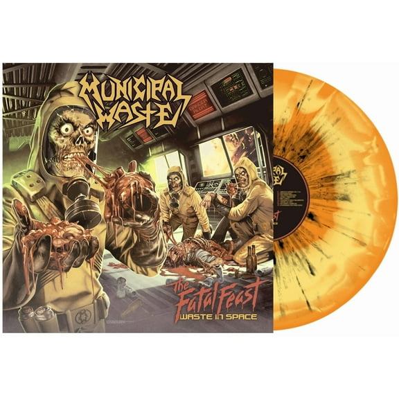 Municipal Waste - The Fatal Feast - Orange & Yellow Splatter - Music & Performance - Vinyl